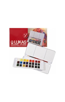 Lukas Aquarell Studio Sulu Boya Seti 24 Renk 1/2 Tablet Lukas Aquarell Studio Sulu Boya Seti 24 Renk 1/2 Tablet