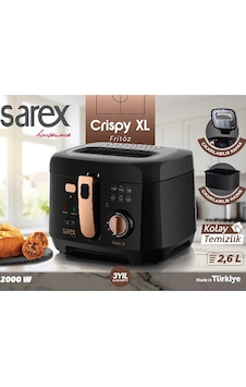 Sarex SR-7100 Crispy XL 2.6 L Air Fryer