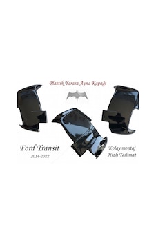 Ford Transit 2014-2025 Piano Black Batman Ayna Kapaği Ford Transit 2014-2025 Piano Black Batman Ayna Kapaği