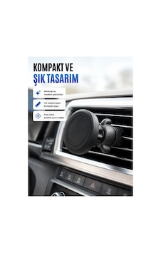 Mıknatıslı Araç İçi Telefon Tutucu Havalandırma Izgarası Telefon Standı Siyah Mıknatıslı Araç İçi Telefon Tutucu Havalandırma Izgarası Telefon Standı Siyah