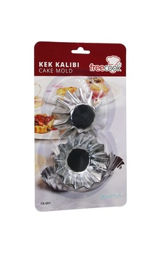 Freecook Ck-kr-001-002 Orta Boy Metal Kek Kapsülü 6 Adet Diğer