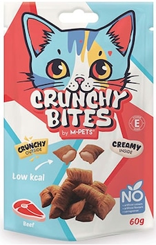 M-pets Crunchy Bites Biftekli Kedi Ödül Maması 60 Gr 244-30053.01 M-pets Crunchy Bites Biftekli Kedi Ödül Maması 60 Gr 244-30053.01