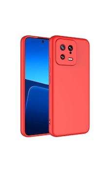 Xiaomi Mi 13 Kılıf Zore Mara Lansman Kapak-kırmızı Xiaomi Mi 13 Kılıf Zore Mara Lansman Kapak-kırmızı