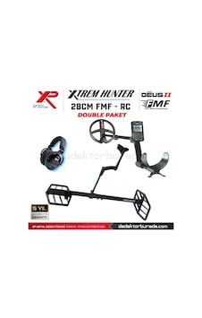 Xtrem Hunter Dedektör - 28cm Fmf Double Paket Wsaıı Xl Kulaklıklı Xtrem Hunter Dedektör - 28cm Fmf Double Paket Wsaıı Xl Kulaklıklı