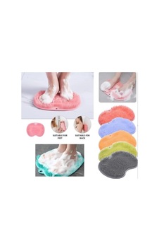 Herşeytrend Vantuzlu Banyo Sırt Fırçası Ve Masaj Matı Çok Renkli Herşeytrend Vantuzlu Banyo Sırt Fırçası Ve Masaj Matı Çok Renkli