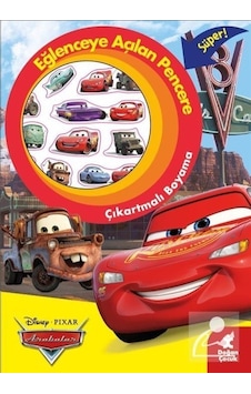 Disney Pixar Arabalar Eğlenceye Açılan Pencere Çıkartmalı Boya... Disney Pixar Arabalar Eğlenceye Açılan Pencere Çıkartmalı Boya...