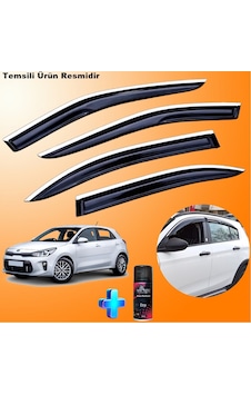 Kia Rio Hb Mügen Cam Rüzgarlığı Abs Nikelaj Krom Cam Rüzgarlığı 2017-2026 + Ebrayn 150ml Koku