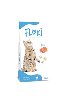 Floki Somonlu Yetişkin Kedi Maması 15 KG Floki Somonlu Yetişkin Kedi Maması 15 KG