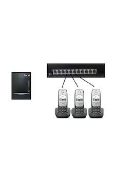 Fortel Z308 3 Harici 3 Dahili PBX Gigaset A415 Kablosuz Telefon Santrali Fortel Z308 3 Harici 3 Dahili PBX Gigaset A415 Kablosuz Telefon Santrali