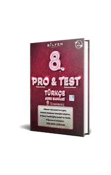 BilFen Yayınları 8. Sınıf Türkçe Pro & Test Soru Bankası BilFen Yayınları 8. Sınıf Türkçe Pro & Test Soru Bankası