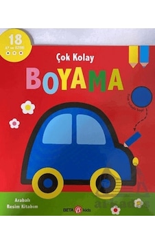 Çok Kolay Boyama Arabalı Resim Kitabım Çok Kolay Boyama Arabalı Resim Kitabım