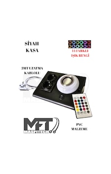 Masfitech Tezgah Altı Bluetooth Müzik Çalar Priz Uzatma Kablolu Siyah Masfitech Tezgah Altı Bluetooth Müzik Çalar Priz Uzatma Kablolu Siyah