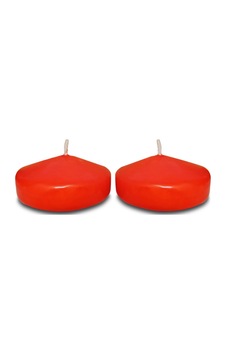 Lecarbee Candles 2'li Büyük Yüzen Mum - Kırmızı Diğer