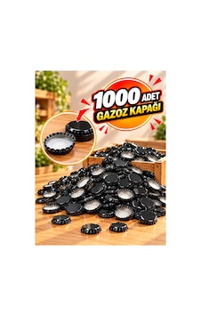 1000 Adet Gazoz Kapağı Siyah 1000 Adet Gazoz Kapağı Siyah