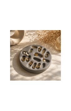 Çok Bölmeli Takı Organizeri Yüzük, Küpe Ve Aksesuar Düzenleyici Minimal Stand Gri - 901722365 Gri - 901722365 Çok Bölmeli Takı Organizeri Yüzük, Küpe Ve Aksesuar Düzenleyici Minimal Stand Gri - 901722365 Gri - 901722365