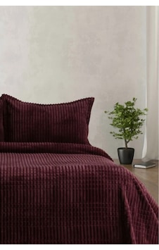 Home Merinos Modern Line 3 Parça Battaniye Seti Mürdüm
