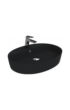Creavit Loop Oval İnce Masaüstü Setüstü Çanak Lavabo Mat Siyah Batarya Delikli Ø60 Cmlp161 Siyah Creavit Loop Oval İnce Masaüstü Setüstü Çanak Lavabo Mat Siyah Batarya Delikli Ø60 Cmlp161 Siyah