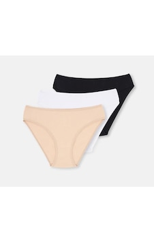 3 Lü Paket Dagi Bayan Klasik Slip Külot 5113kc Çok Renkli