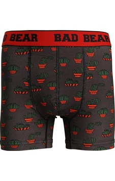 Bad Bear Cactus Antrasit Kaktüs Desenli Erkek Boxer - L Bad Bear Cactus Antrasit Kaktüs Desenli Erkek Boxer - L