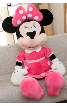 Pembe Minnie Mouse 40 Cm Peluş Oyuncak Pembe Minnie Mouse 40 Cm Peluş Oyuncak