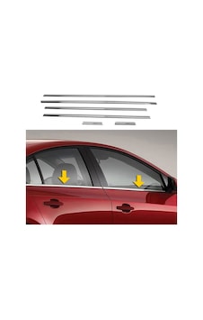 Seat Leon Uyumlu 2006-2012 Krom Cam Çıtası 6 Parça Paslanmaz Çelik Seat Leon Uyumlu 2006-2012 Krom Cam Çıtası 6 Parça Paslanmaz Çelik