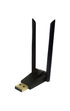 Trio W-136, 2.4ghz Wifi Adaptör 600 Mbps Çift Antenli Realtek High Speed Chips Driversız Tak Çalıştır W-136 Trio W-136, 2.4ghz Wifi Adaptör 600 Mbps Çift Antenli Realtek High Speed Chips Driversız Tak Çalıştır W-136
