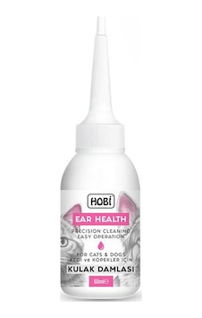 Hobi Ear Health Kulak Damlası 50ml - Kedi Ve Köpekler İçin Güvenli Kulak Bakımı