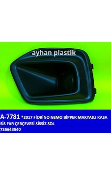 Cosmotex Sis Far Çerçevesi Sissiz Sol Fıat Fıorıno-nemo-bipper 17 Makyajlı Kasa Cosmotex Sis Far Çerçevesi Sissiz Sol Fıat Fıorıno-nemo-bipper 17 Makyajlı Kasa