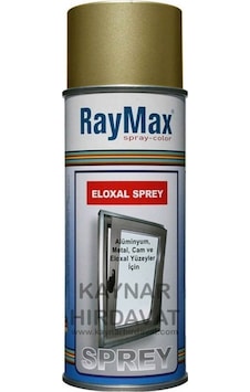 Raymax Sprey Boya 400 Ml. Eloksal Koyu Altın Raymax Sprey Boya 400 Ml. Eloksal Koyu Altın