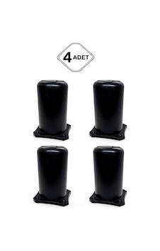 Bohem Kapsül 15cm Siyah Ayak , Mobilya Koltuk Baza Ayağı, Sehpa, Tv Ünite Ayak Yükseltici 4 Adet Siyah Siyah Bohem Kapsül 15cm Siyah Ayak , Mobilya Koltuk Baza Ayağı, Sehpa, Tv Ünite Ayak Yükseltici 4 Adet Siyah Siyah
