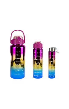 Matara Üçlü Set 2000 Ml 900 Ml 500 Ml Neon Mix Renk Çok Renkli