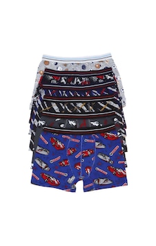 Dondeza 6 Adet Erkek Çocuk Desenli Boxer 505 Çok Renkli