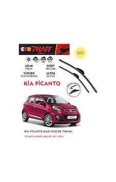 Kia Picanto Ön Muz Silecek 2014 Model Araca Özel Aparat Kia Picanto Ön Muz Silecek 2014 Model Araca Özel Aparat