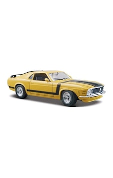 Maisto 1970 Ford Mustang Boss 302 1 24 Sarı Model Araba