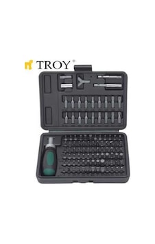 Troy 22309 Tornavida Bits Uç Seti. 101 Parça Troy 22309 Tornavida Bits Uç Seti. 101 Parça
