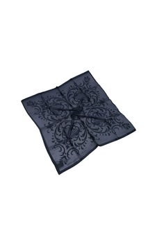 Mim Eşarp Mısırlı Eşarpları Devore Etnik Desenli Eşarp Lacivert Mim Eşarp Mısırlı Eşarpları Devore Etnik Desenli Eşarp Lacivert