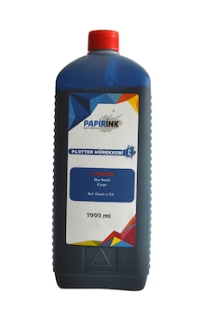 Papirink Canon Uyumlu Plotter Mürekkebi 1000 gr Dye Cyan Papirink Canon Uyumlu Plotter Mürekkebi 1000 gr Dye Cyan