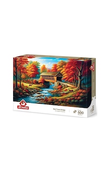 Kızıl Ağaçlar Köprüsü 500 Parça Puzzle Kızıl Ağaçlar Köprüsü 500 Parça Puzzle