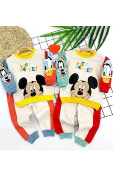 9-12-18-24 Ay Mickey Ve Arkadaşları Desenli Uzun Kollu Sweat 2li Kız Erkek Bebek Takımı Yeşil Yeşil 9-12-18-24 Ay Mickey Ve Arkadaşları Desenli Uzun Kollu Sweat 2li Kız Erkek Bebek Takımı Yeşil Yeşil