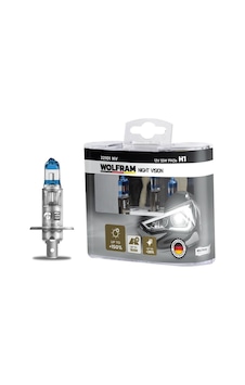 Ampul - 810 - 12v H1 55 P14.5s Nıght Vısıon 150 Fazla 20 - Glblseme - Beyaz Işık Ampul - 810 - 12v H1 55 P14.5s Nıght Vısıon 150 Fazla 20 - Glblseme - Beyaz Işık