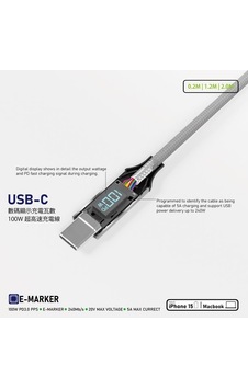 100w 5a Pd Şarj Kablosu 200 Cm Led Güç Göstergeli Hızlı Şarj Ve Data Kablosu 480mps Type-c To Type-c Pd 3.0 Pps 100w 5a Pd Şarj Kablosu 200 Cm Led Güç Göstergeli Hızlı Şarj Ve Data Kablosu 480mps Type-c To Type-c Pd 3.0 Pps