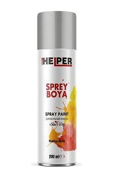 Helper Sprey Boya Ral9006 Metalik Gri 200 Ml Diğer Helper Sprey Boya Ral9006 Metalik Gri 200 Ml Diğer
