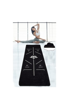 Bıkram Siyah 60X200 Cm Yoga,Spor,Fitness,Pilates Halısı Yoga Matı