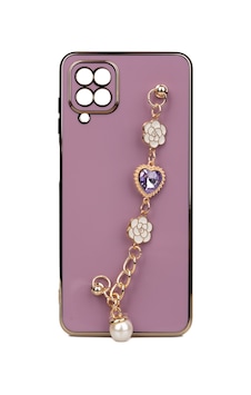Zore Galaxy A12 Kılıf El Tutamaçlı Kamera Korumalı Nvth Taka Silikon Kapak - Mor Zore Galaxy A12 Kılıf El Tutamaçlı Kamera Korumalı Nvth Taka Silikon Kapak - Mor