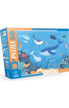 Blue Focus Sea Animals Deniz Hayvanları 50 Parça Puzzle Bf312