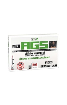 Yargı 2026 Meb-ags Eğitim Bilimleri Ölçme Ve Değerlendirme Video Ders Notları - Tufan Genç Yargı Yayınları Yargı 2026 Meb-ags Eğitim Bilimleri Ölçme Ve Değerlendirme Video Ders Notları - Tufan Genç Yargı Yayınları