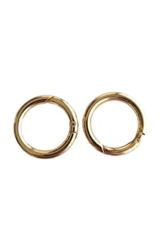 Angel Çanta Aksesuar İkili 2.5 Cm Light Gold Renk Yaylı Halka Örgü Çanta İçin Angel Çanta Aksesuar İkili 2.5 Cm Light Gold Renk Yaylı Halka Örgü Çanta İçin