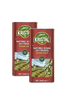 Kristal Dolgun Güçlü Naturel Sızma Zeytinyağı Teneke 2 x 5 L Kristal Dolgun Güçlü Naturel Sızma Zeytinyağı Teneke 2 x 5 L