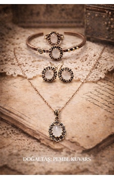 Bakır Takı Seti Çok Renkli 23034457 Bakır Takı Seti Çok Renkli 23034457