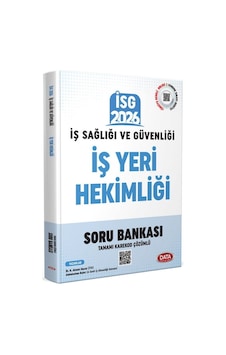 Data Yayınları 2026 İsg İş Sağlığı Güvenliği İş Yeri Hekimliği Tamamı Karekod Çözümlü Soru Bankası Data Yayınları 2026 İsg İş Sağlığı Güvenliği İş Yeri Hekimliği Tamamı Karekod Çözümlü Soru Bankası